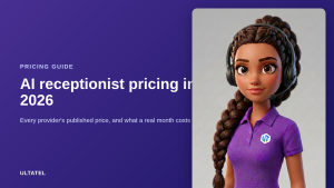 AI receptionist pricing in 2026: every provider compared
